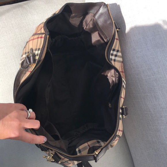 Burberry Haymarket Diaper Shoulder Crossbody Bag - Picture 10 of 16
